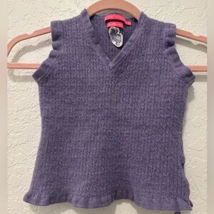 Womens Peter Millar Vest small Wool purple